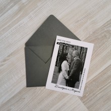 пригласительные на свадьбу с фото черно-белые